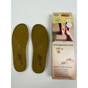 NAOT Allegro Cork Replacement Insoles Women Size 38 L7 Brown